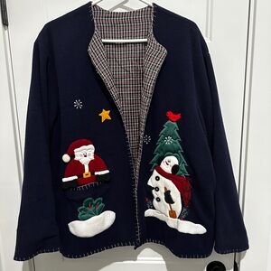 🌸 4/$10 SALE 🌸 Christmas Holiday Fleece Cardigan